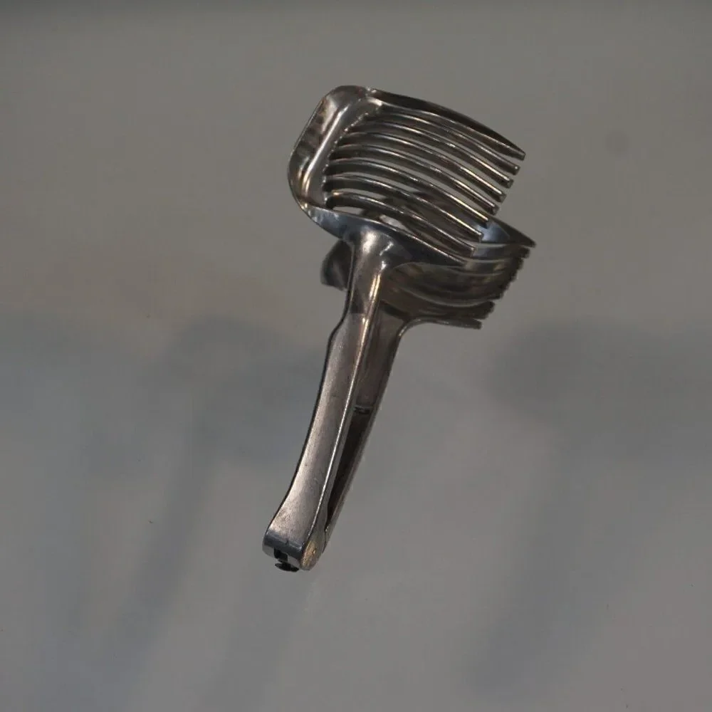 Vintage aluminum tongs